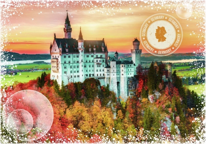 Puzzel Reis rond de wereld: Duitsland 2000 stukjes