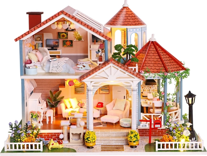 Maison miniature Maison à glaçure colorée 2Kids Toys