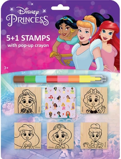 Stamp Set Disney Princesses with Crayon