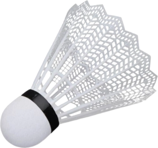 Plastic shuttle inbegrepen