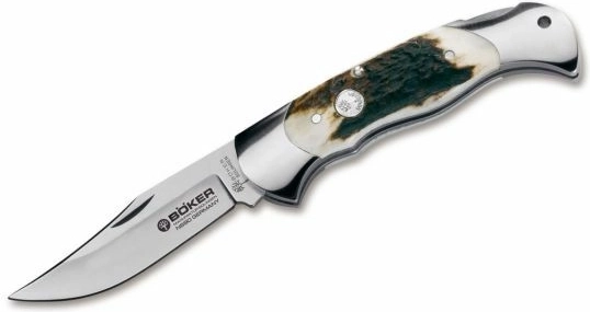 Böker Scout Stag zakmes 8 cm van gewei