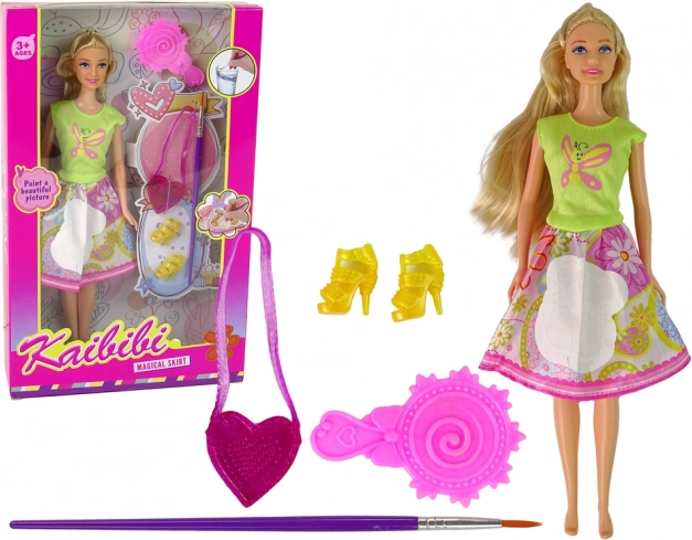 Doll with Long Hair for Painting Dresses – Dresses