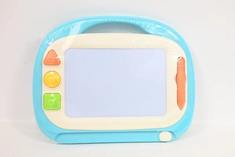 Magnetic drawing board (magic slate) 26 × 20 cm with stamps