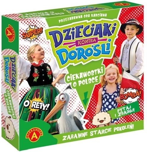 Les enfants contre les adultes : anecdotes sur la Pologne (jeu de cartes familial)