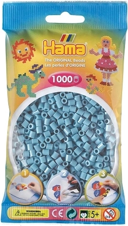 Hama MIDI iron-on beads pastel blue 1000 pcs