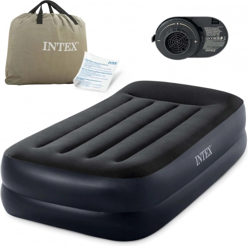 inflatable mattress 191 × 99 × 42 cm with built-in electric pump intex
