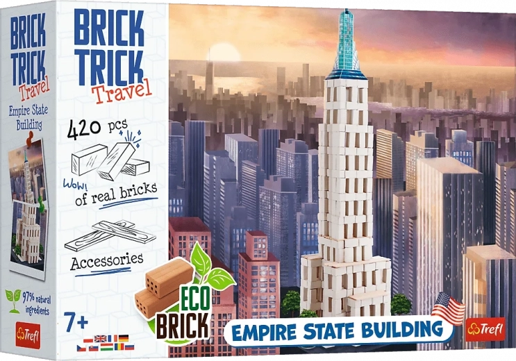 TREFL BRICK TRICK Travel Construction Set: Empire State Building XL (420 pieces)