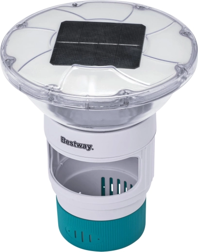 Bestway SolarGlow distributeur flottant de produits chimiques pour piscine avec éclairage LED solaire