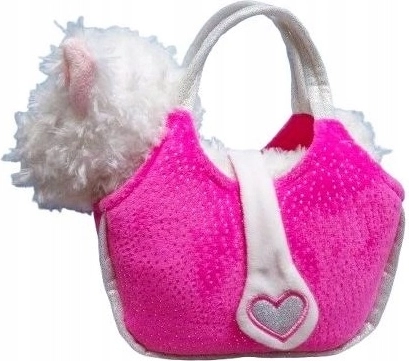 Practical pink handbag for carrying