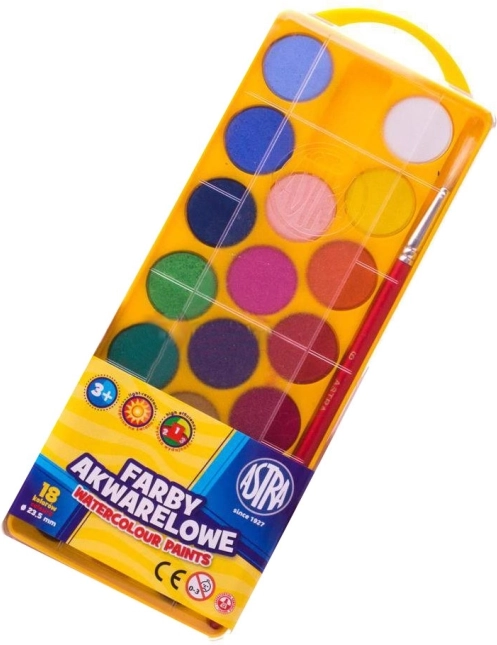 Watercolors ASTRA 18 pcs