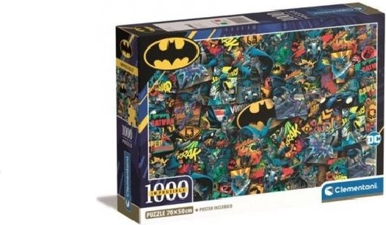 Puzzle compact Clementoni Batman 1000 pièces