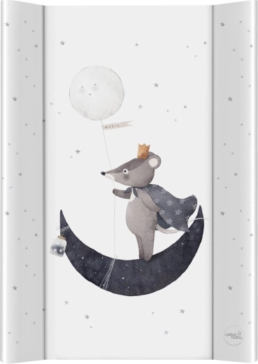 Ceba Baby double-sided changing mat with rigid board, Ultra Light Moon Prince, 50 × 70 cm
