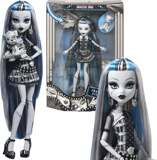 MONSTER HIGH Doll Frankie Stein Reel Drama 26 cm with accessories