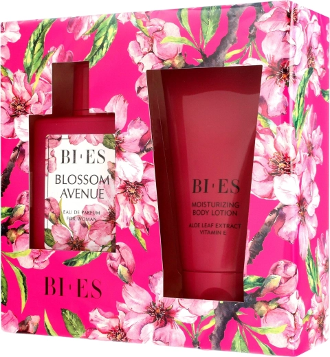 Gift Set for Women BI-ES Blossom Avenue – Eau de Parfum 100 ml + Body Lotion 150 ml