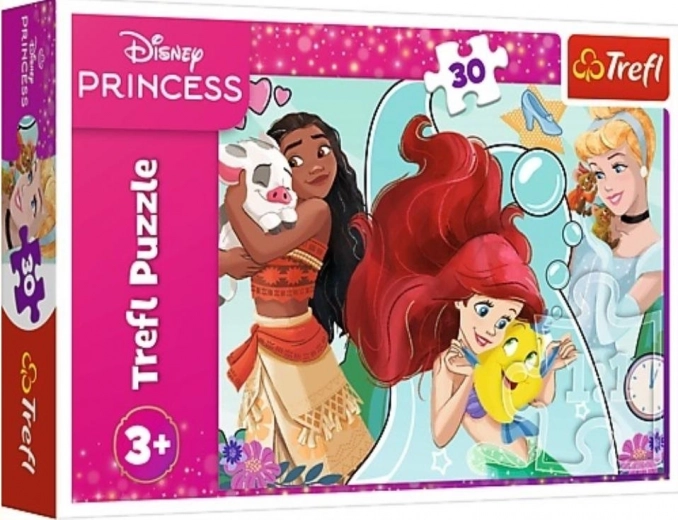 Puzzel 30 stukjes Disney Princess – mooi en moedig