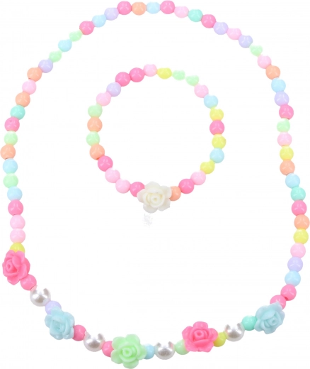 Fashion Jewelry Set with Roses