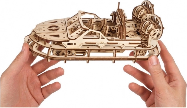 Detailed 3D wooden puzzle for intermediate builders