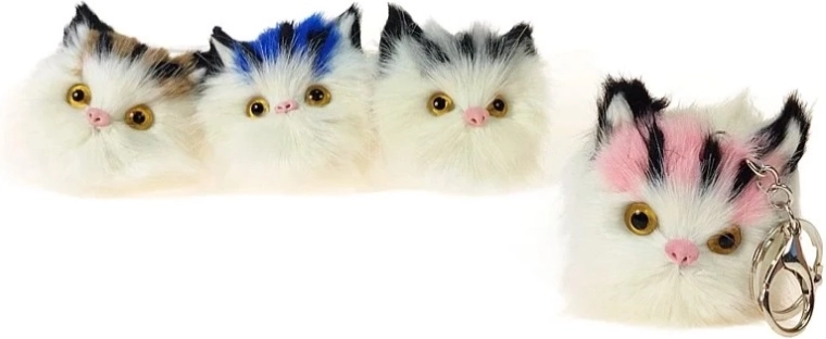 Plush Cat Keychain