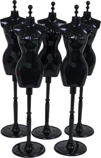 5 paspoppen en pop om modellen te passen