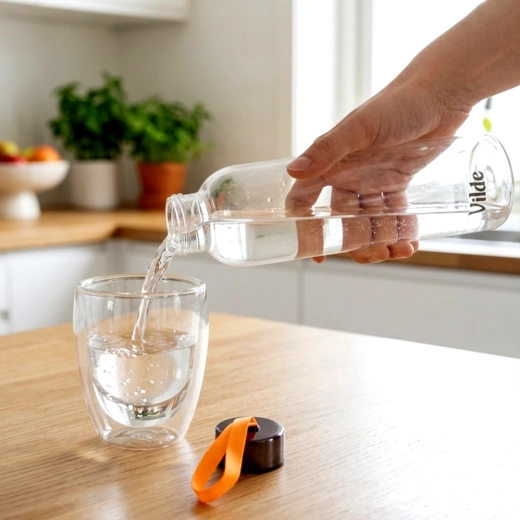 Borosilicaatglas voor koude en warme dranken