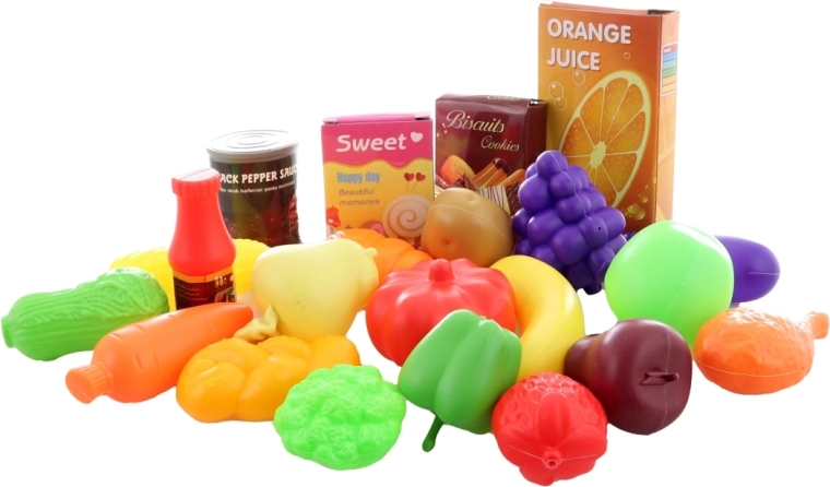 Varied play foods for sensory discovery