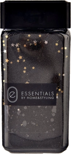 Decorative glitter sand black 500 g