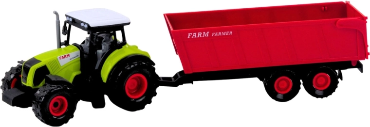 Tractor with trailer for field work