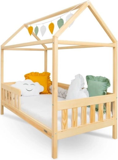 Stevige en natuurlijke uitvoering van massief grenen