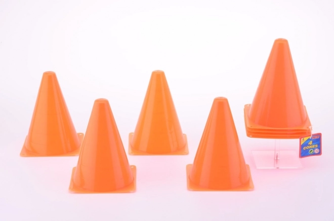 Oranje sportkegels 4 stuks