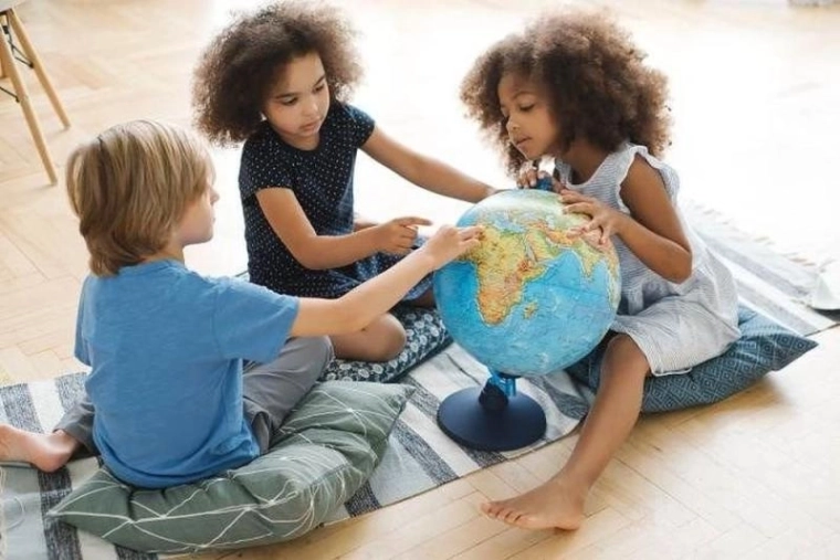 LED night Earth for striking display