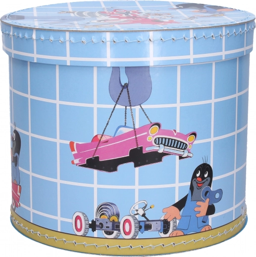 Round Box with the Mole