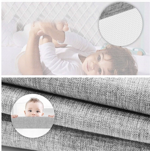 Ademend net en zachte bekleding