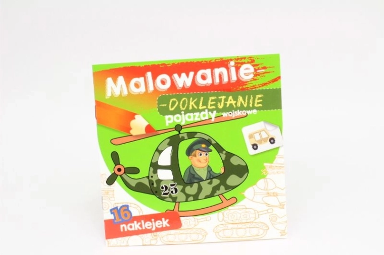 Coloring and Stickers – Military Vehicles