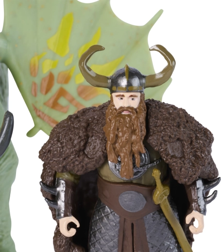 Le Viking Stoick prêt à enfourcher la selle