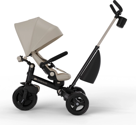 Comfortable parent steering and accessories for walks