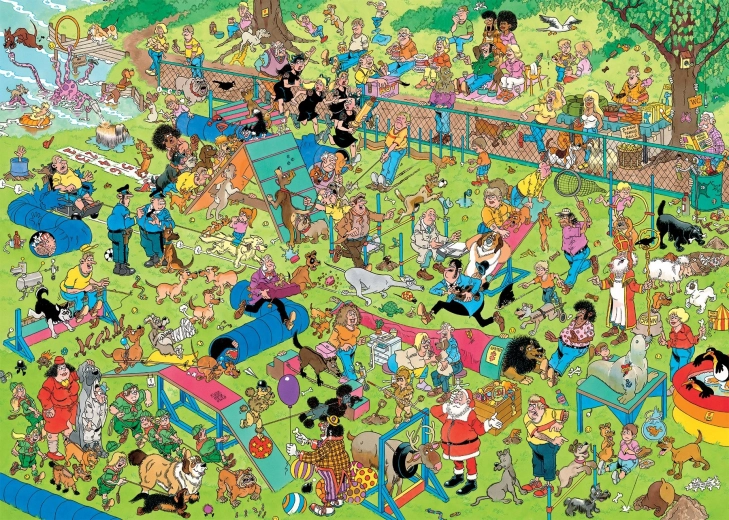 Puzzel Jan van Haasteren Hondenpark 1000 stukjes