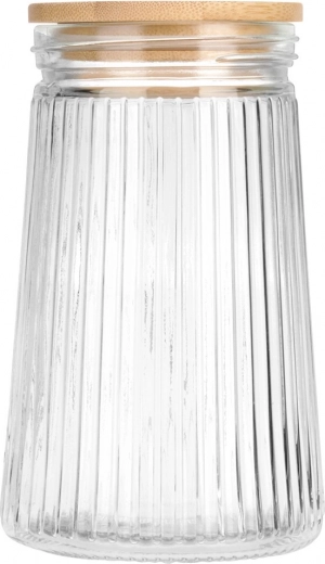 Luchtdicht bamboe deksel met siliconen afdichting