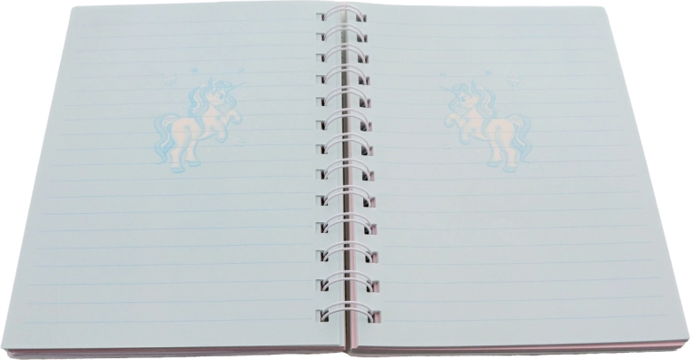 80 lined sheets in two colors