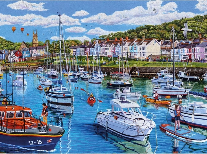 Puzzel Aberaeron, Cardigan Bay 1000 stukjes