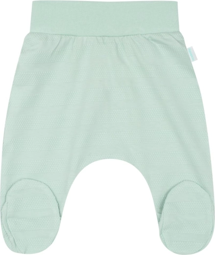 Footed pants with soft waistband