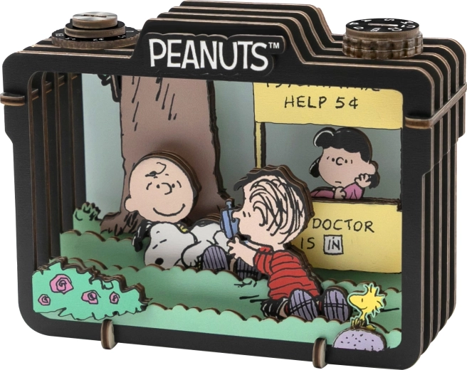 Retro camera with multi-layer depth