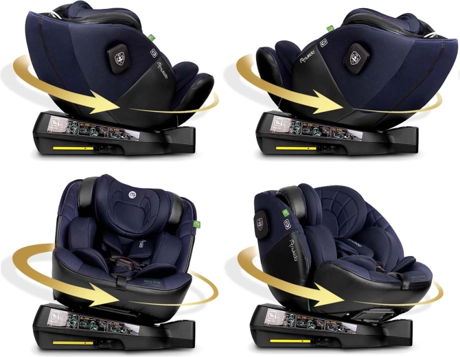 Base pivotante 360° pour un accès facile