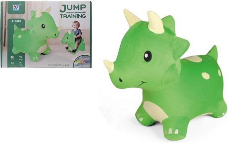 Springende dinosaurus – opblaasbaar hoppelpaard voor kinderen