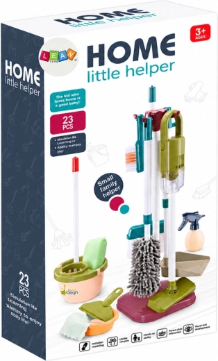 23 pieces for playing at cleaning like adults