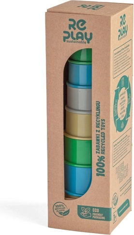 Wader RePlay educational stacking cups pyramid (8 pcs)