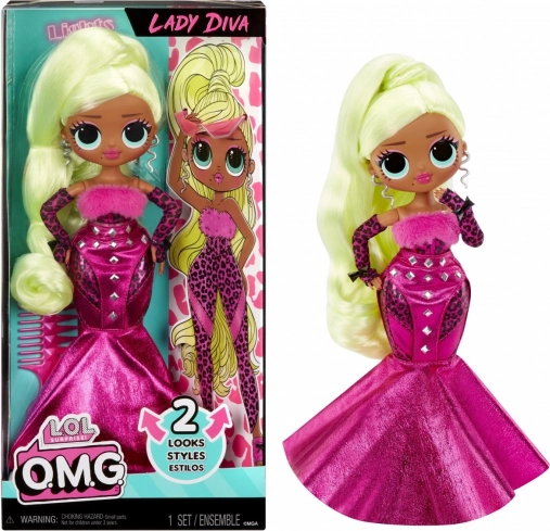 Poupée L.O.L. Surprise! O.M.G. Lady Diva – poupée mode avec accessoires