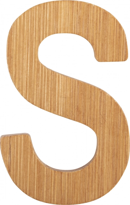 Bamboe letter S small foot