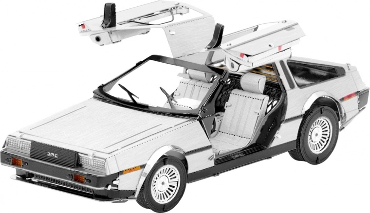 Metalen 3D-model DeLorean