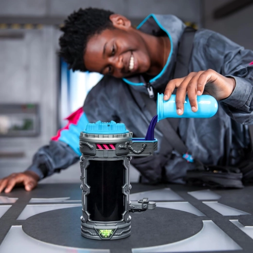 Interactive lab capsule and beast reveal