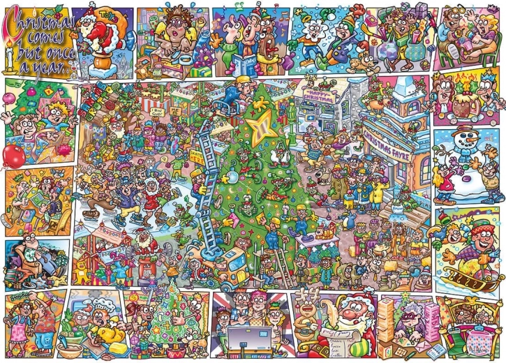 Puzzle GIBSONS Jokesaws: kerstgrappen 1000 stukjes